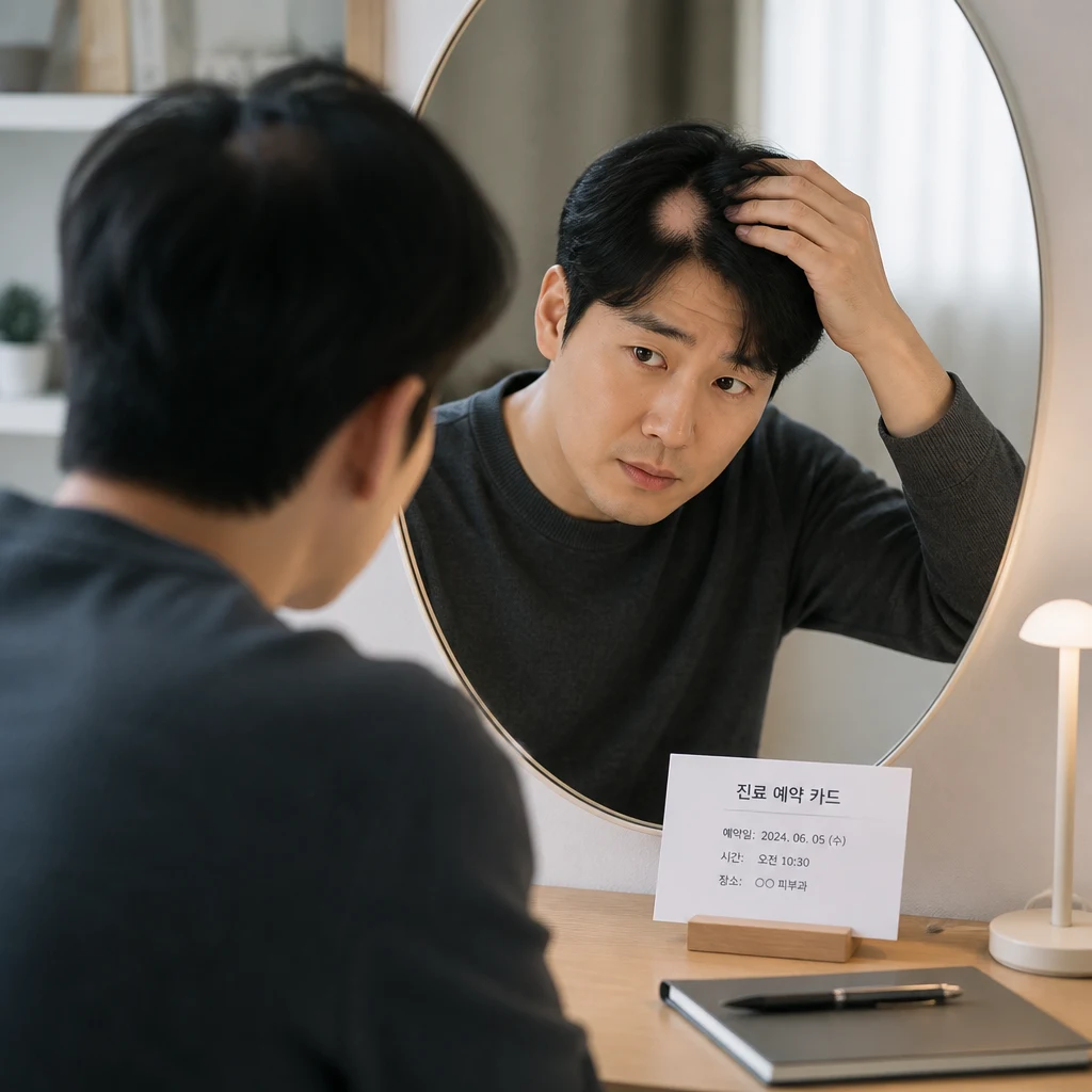 원형탈모 이미지 1